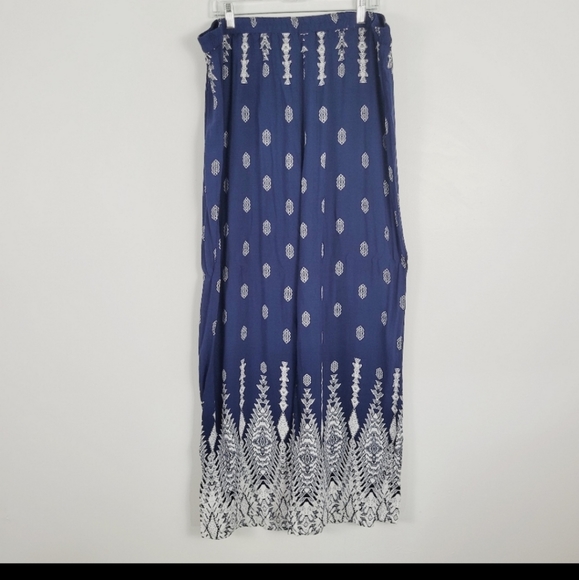 Shein 100% Viscose Graphic Print Wide Leg Pants - Picture 4 of 4